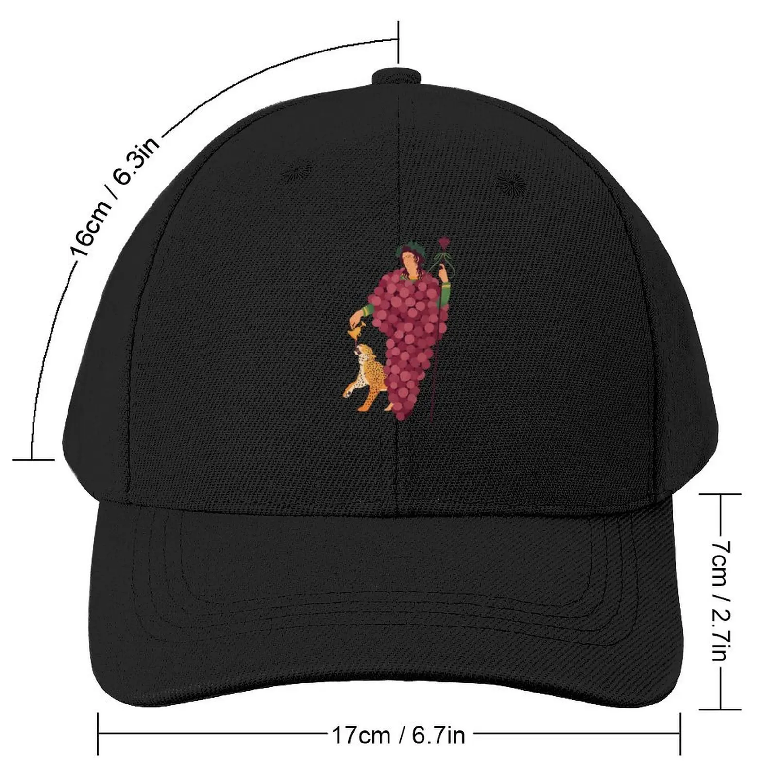 Pompeiian Bacchus Baseball Cap Anime Hat Golf Hat hard hat Women's Men's