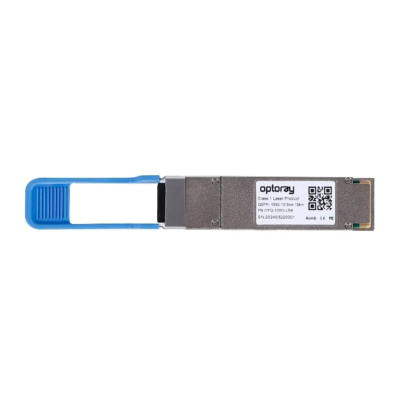 100G QSFP28 Optisches Modul 1310 nm 10 km LR4 MPO SMF DDM SFP Transceiver für Glasfasersysteme