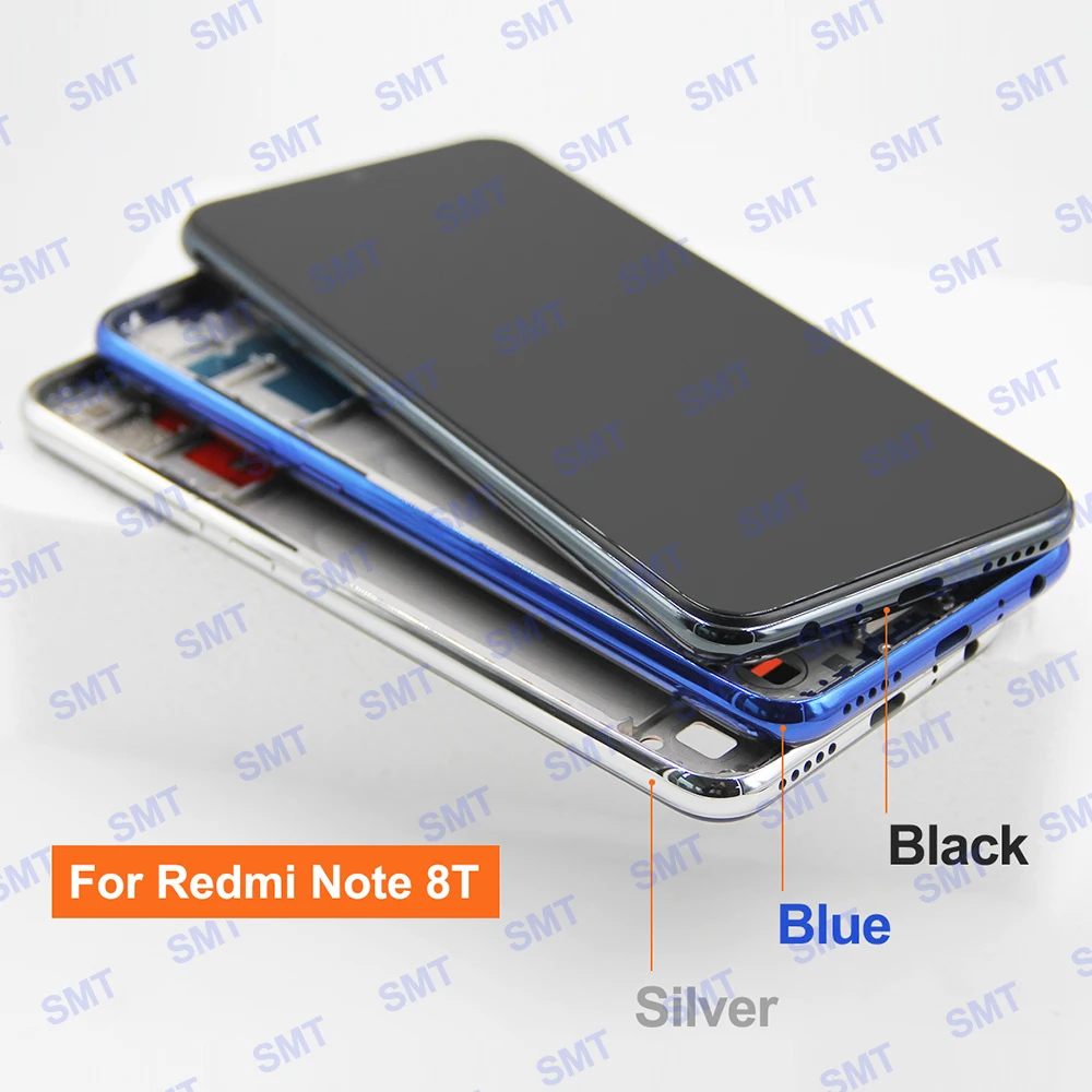 6.3\'\' For Xiaomi Redmi Note 8T LCD Display Touch Screen Digitizer Assembly For Redmi Note8T M1908C3XG Display With Frame