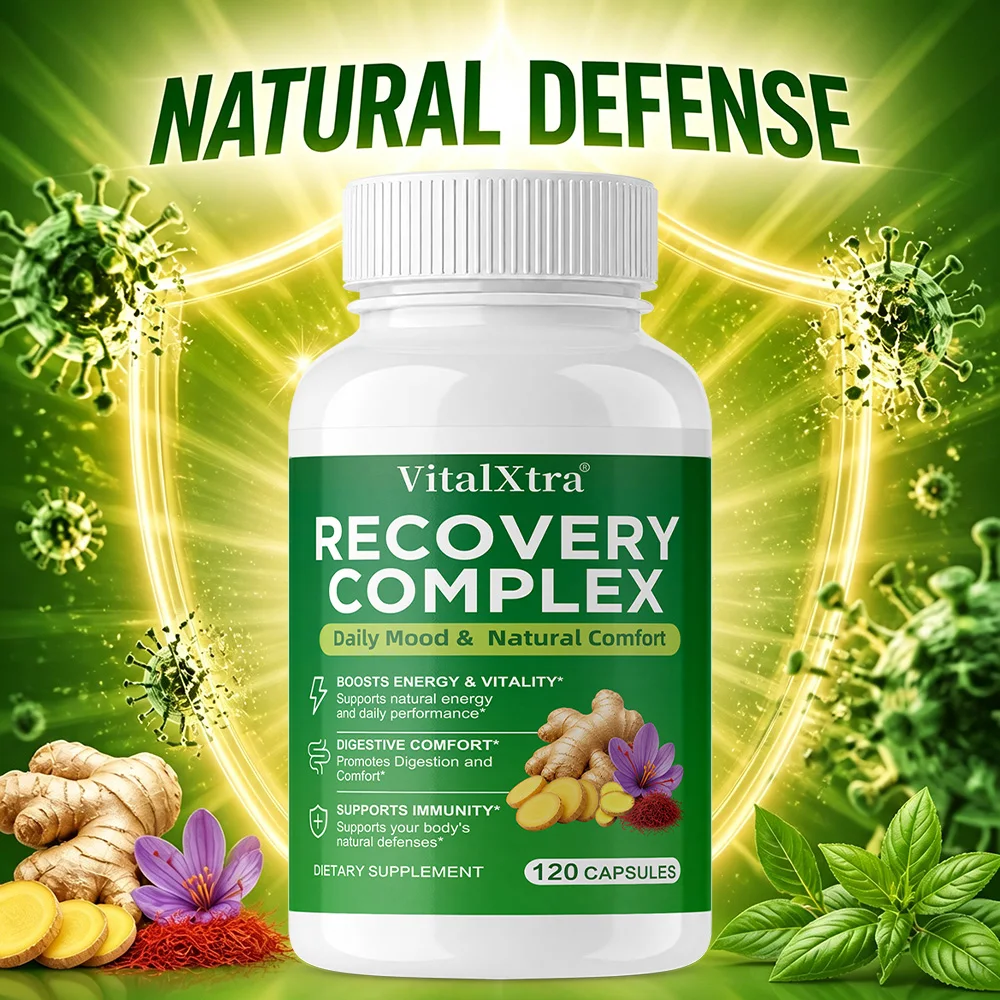 Myo-Inositol Capsules with Saffron, Ginger, Magnesium & Vitamins, Support for Metabolic Health, Relaxed Mood & Body Wellness