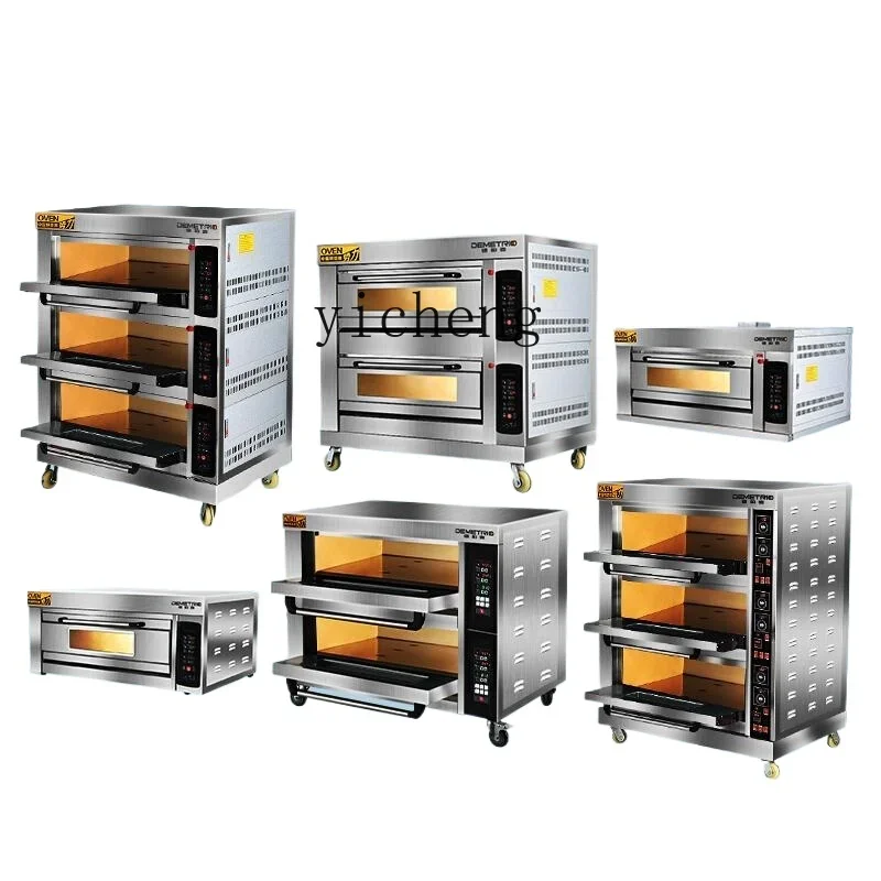 ZK Oven Commercial Large Large Capacity Single Double Layer Pizza Cake Bread Baking Special Electric Oven