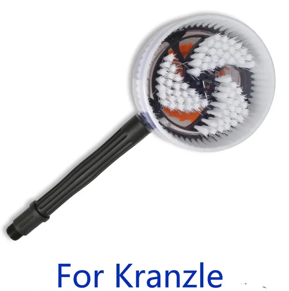 

Rotary Round Brush Water Cleaning Washing Brush Rigid for Kranzle High Pressure Washer Car Washer