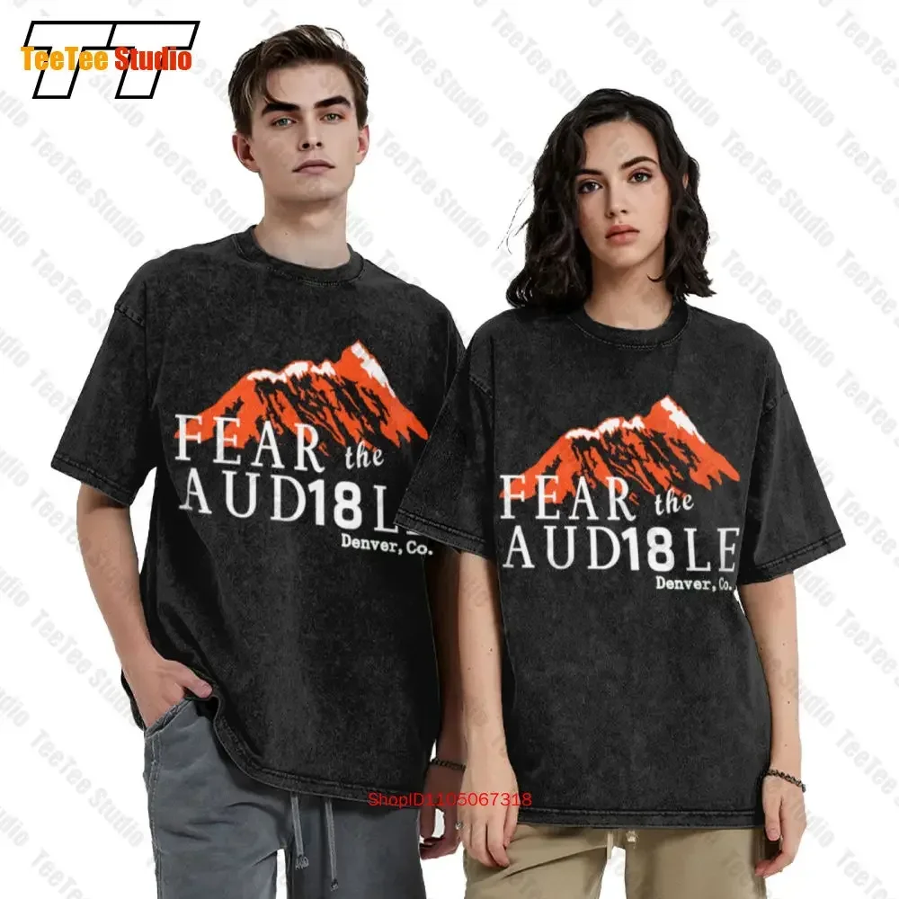 Fear The Audible Peyton Manning 18 Omaha Broncos Vintage Hip Hop T-Shirt HDC5