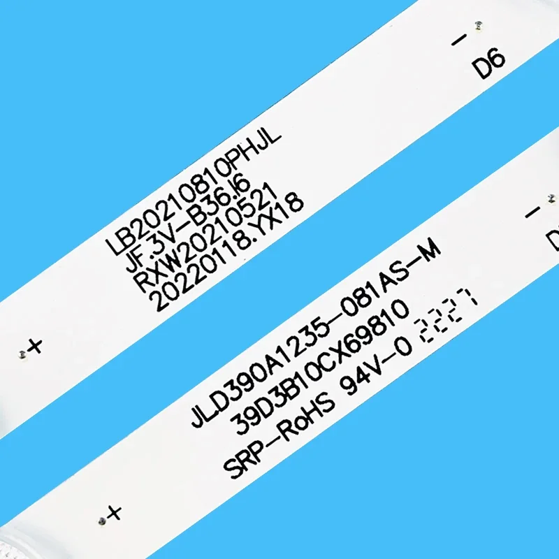 696mm 3PCS LED Strip For SUNNY SN039DLD12AT071 JL.D390A1235-081AS-M HL-2A390A28-1001S-03 A3 8D39-DNHL-D5310B AX40LED013/0002