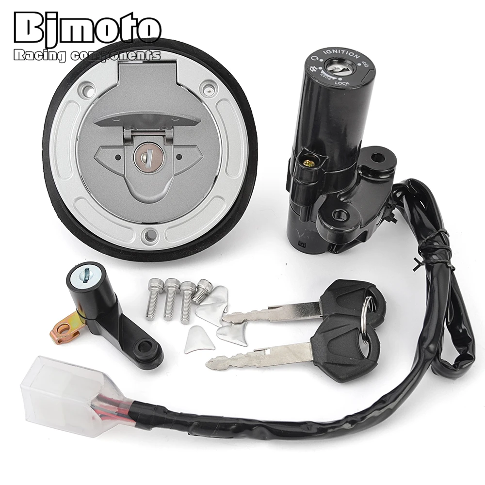 Tapa de combustible, interruptor de encendido, cerradura de asiento para Yamaha YZF250-A YZF R25 R3 ABS MTN250-A MT25 MT-25 MTN320-A MT03 MT-03 2020-2024
