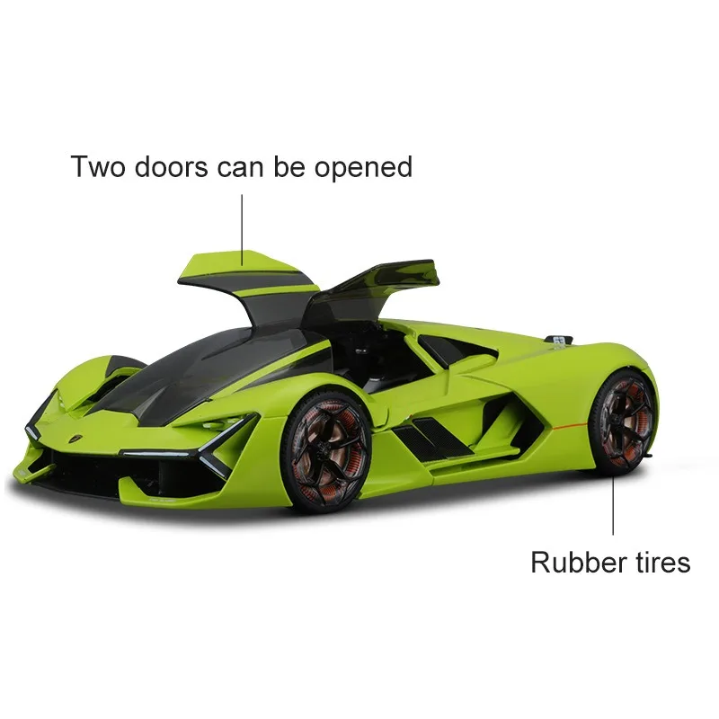 Bburago 1:24 Lamborghini Reventon Terzomillennio Huracan Car Diecast Model Collection Ornament Gifts Simulated Supercar Kids Toy