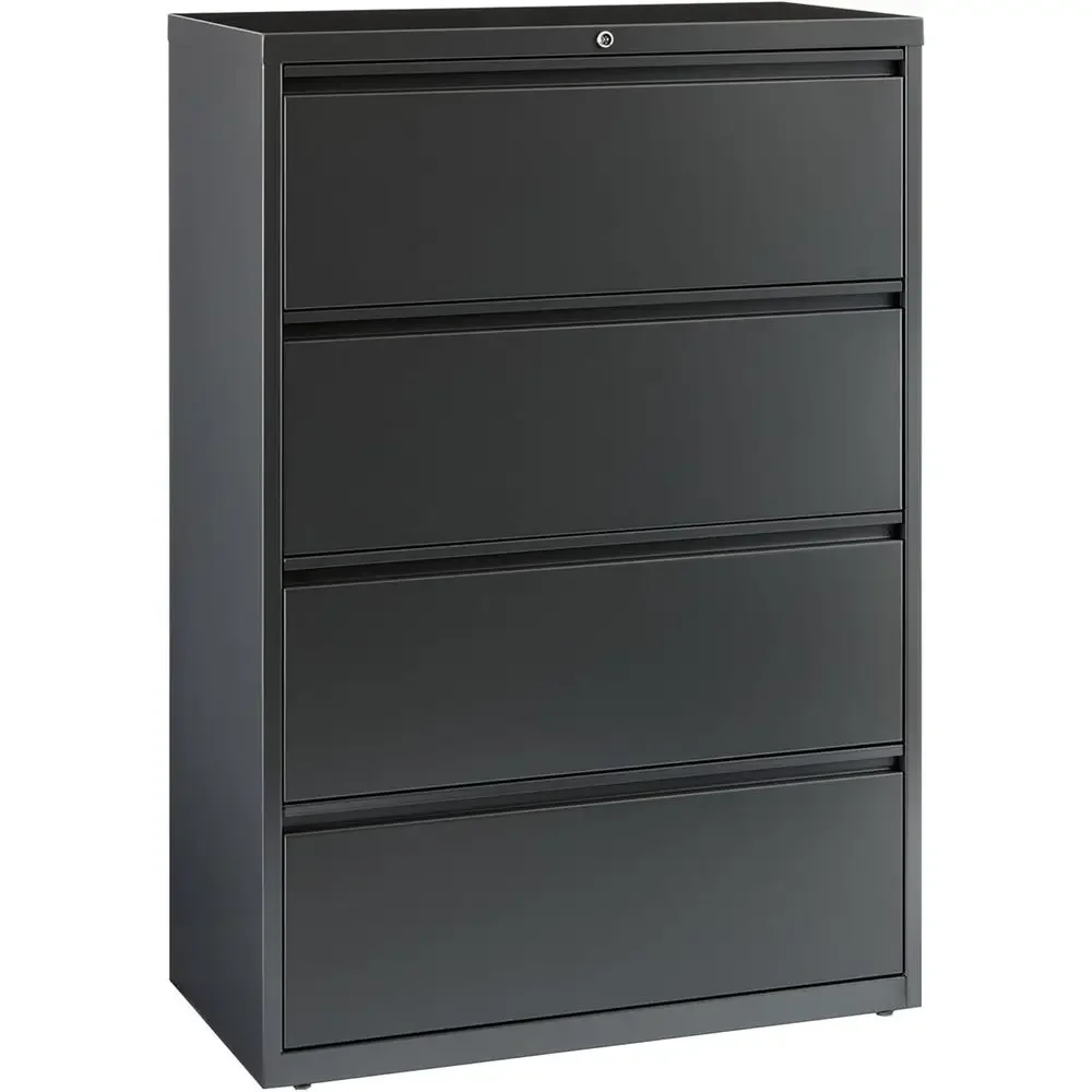 

4-Drawer Lateral File Cabinet, 36x18.625x52.5-Inch, Charcoal Finish