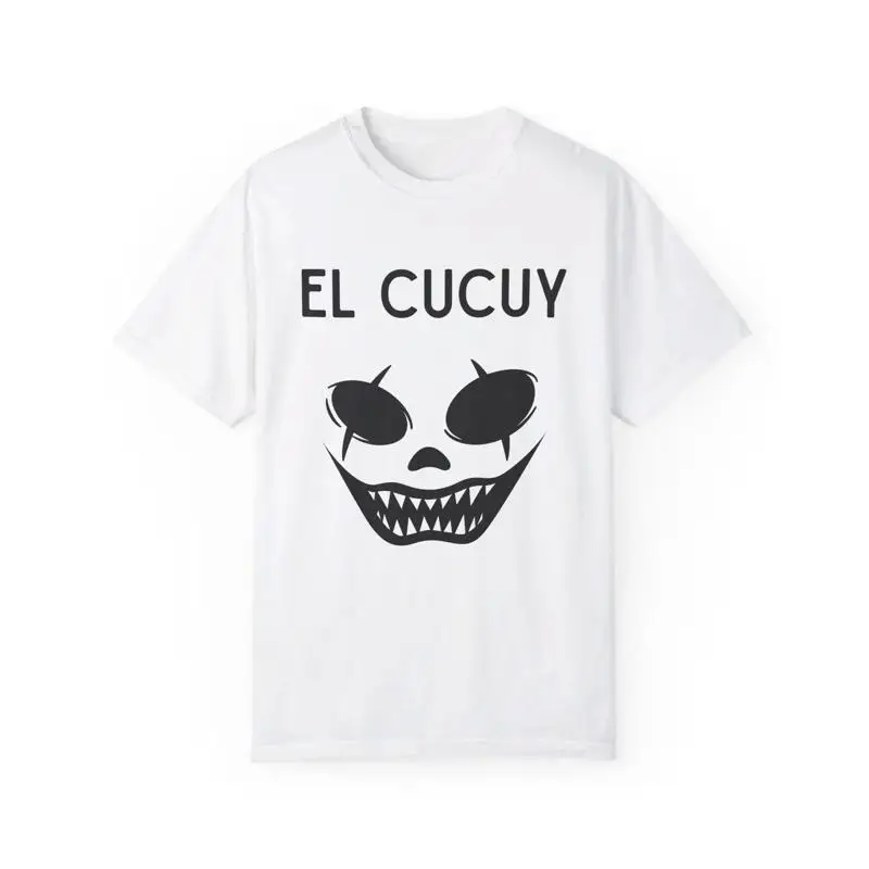 

El Cucuy Ретро Комфорт Цвета Одежда Окрашенная Футболка Латино Забавный Мексиканский Юмор