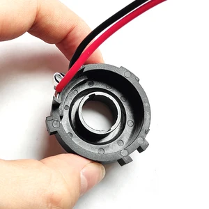 H7 LED farol lâmpada base redutor, adaptadores titular para VW Golf 7, MK7, MK6, Tiguan, Touran, Jetta, Passat, B7, 2pcs 8 principais vendas conector farol h7 - №3