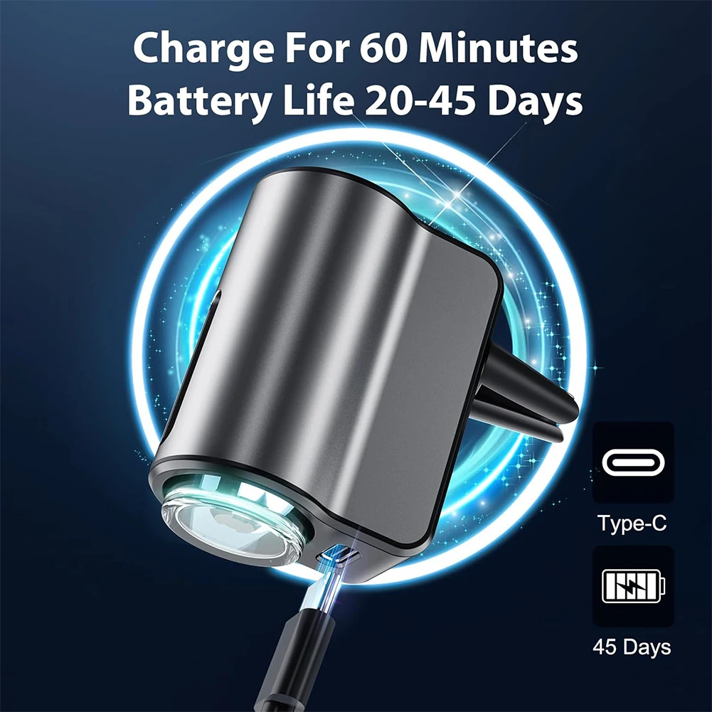 Car Air Freshener Diffuser Adjustable 3 Modes Electric Aroma Diffuser Air Outlet Aroma Diffuser for Removing Odors Car Accessory