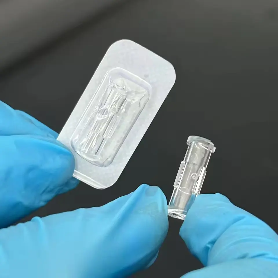

100pcs/Box Medical sterile plastic Ruhr syringe connector transparent suitable for leak proof pneumatic components