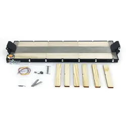Accessories CNC Metal Flat Module Spare Pars for Toys 1/14 Fury Bear 5+2 Axles RC Trailer Model Radio Control Tractor Car TH2413