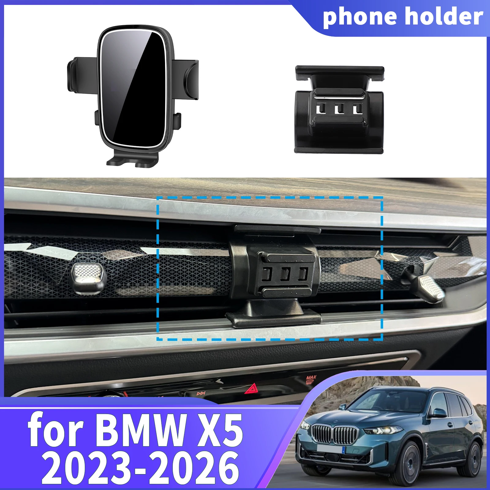 

fit for BMW X5 2023 2024 2025 2026 ​​Navigation Phone Holder Mount Customized Car accessoires