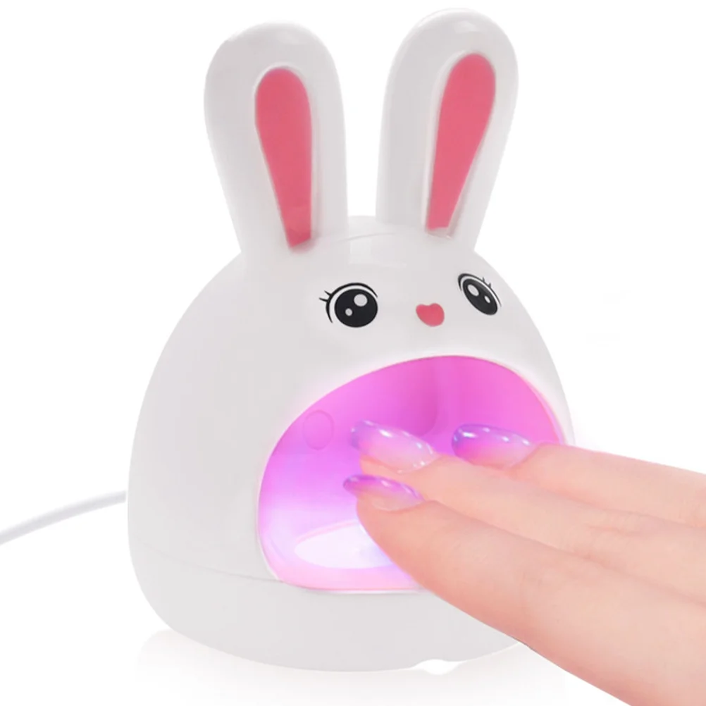 

Nail Mini Rabbit LED Lamp Fast Drying DIY Gel Nail Light Mini Uv Manicure Lamp for Precise Bubble-Free Nails Uv Light for Nails