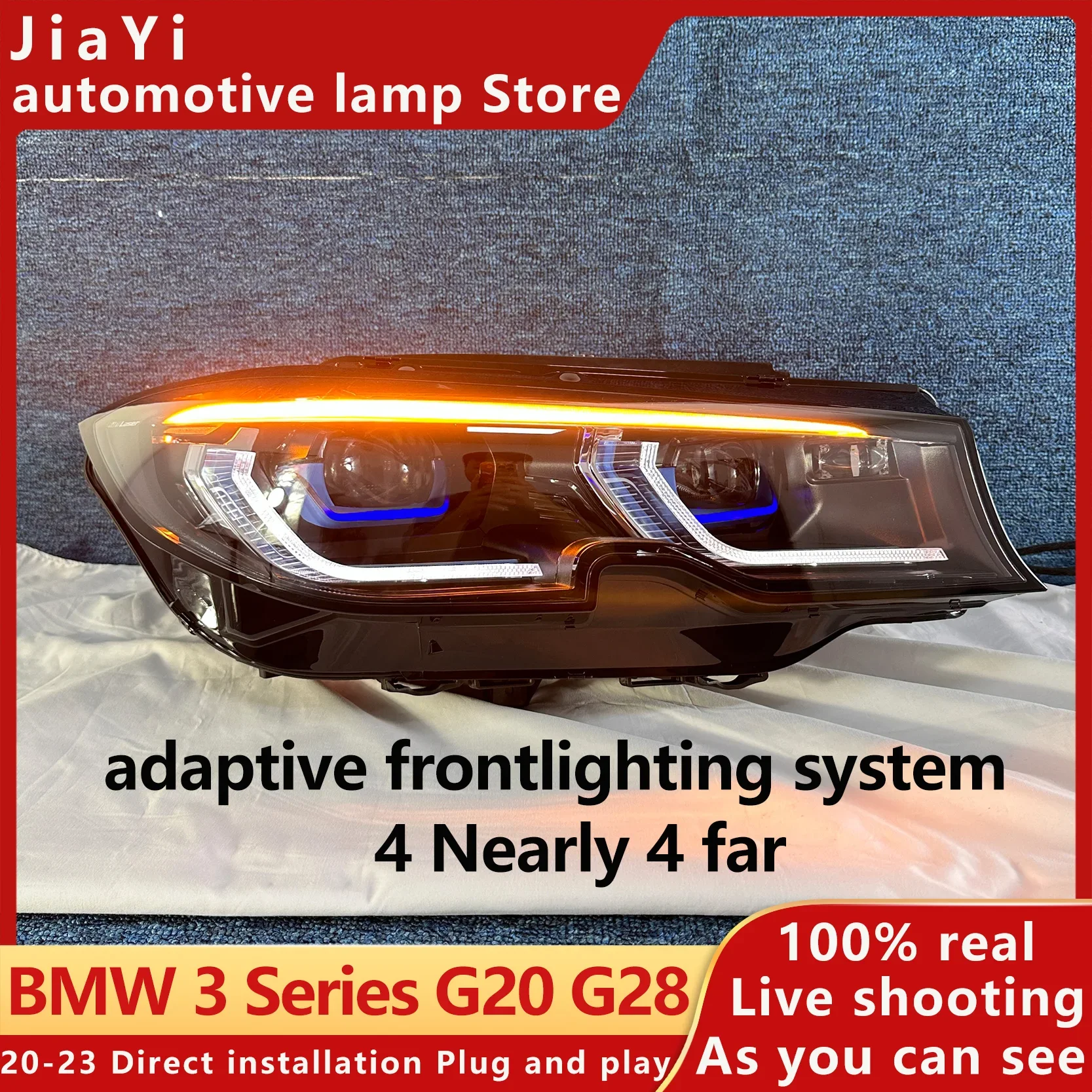 

Для BMW G20 2019-2022 G28 Светодиодная фара M3 Светодиодная лазерная фара 320i 325i Светодиодный сигнал DRL Аксессуар Plug and Play
