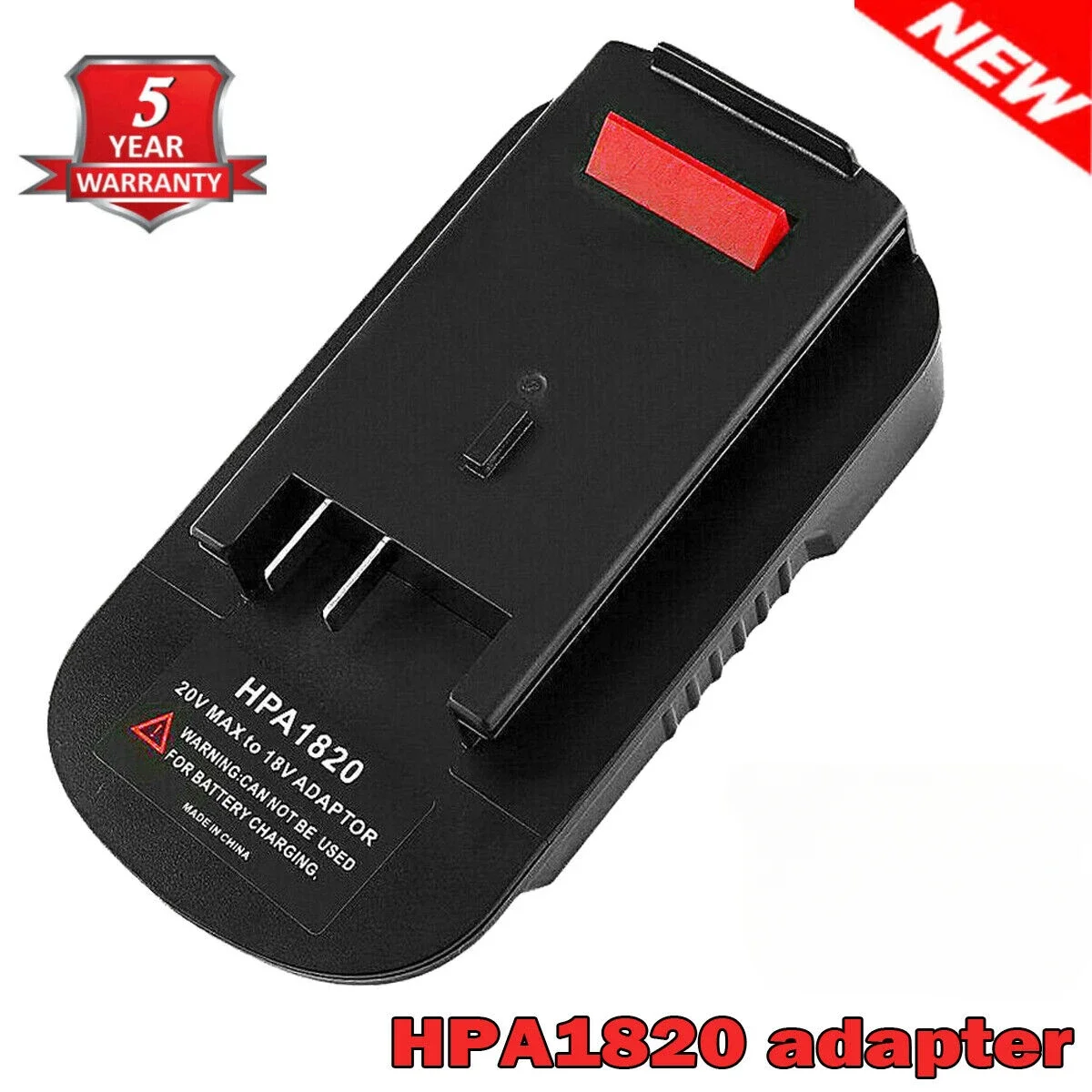 

Battery Adapter Convertor for Black & Decker 20V Lithium Battery Convert to for Black Decker 18V NiCad & NiMh Battery Tools