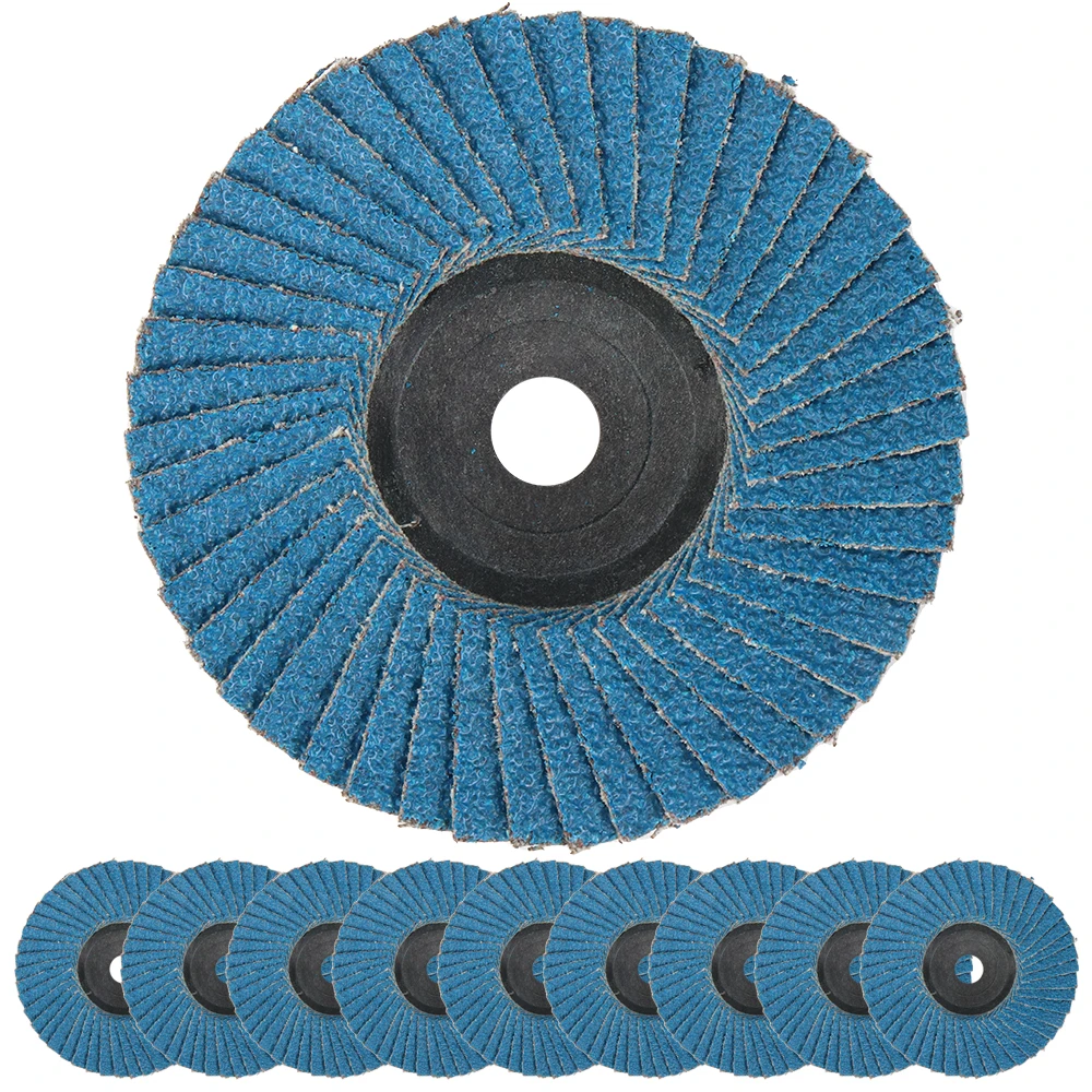 10pcs75mm Flat Flap Sanding Disc mini Grinding Wheel Rotating Abrasive Polishing Disc For Angle Grinder Metal Wood Grinding