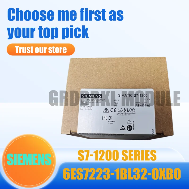 

Новый оригинальный цифровой модуль SIEMENS 6ES7223-1BL32-0XB0 6ES7 223-1BL32-0XB0 SM1223