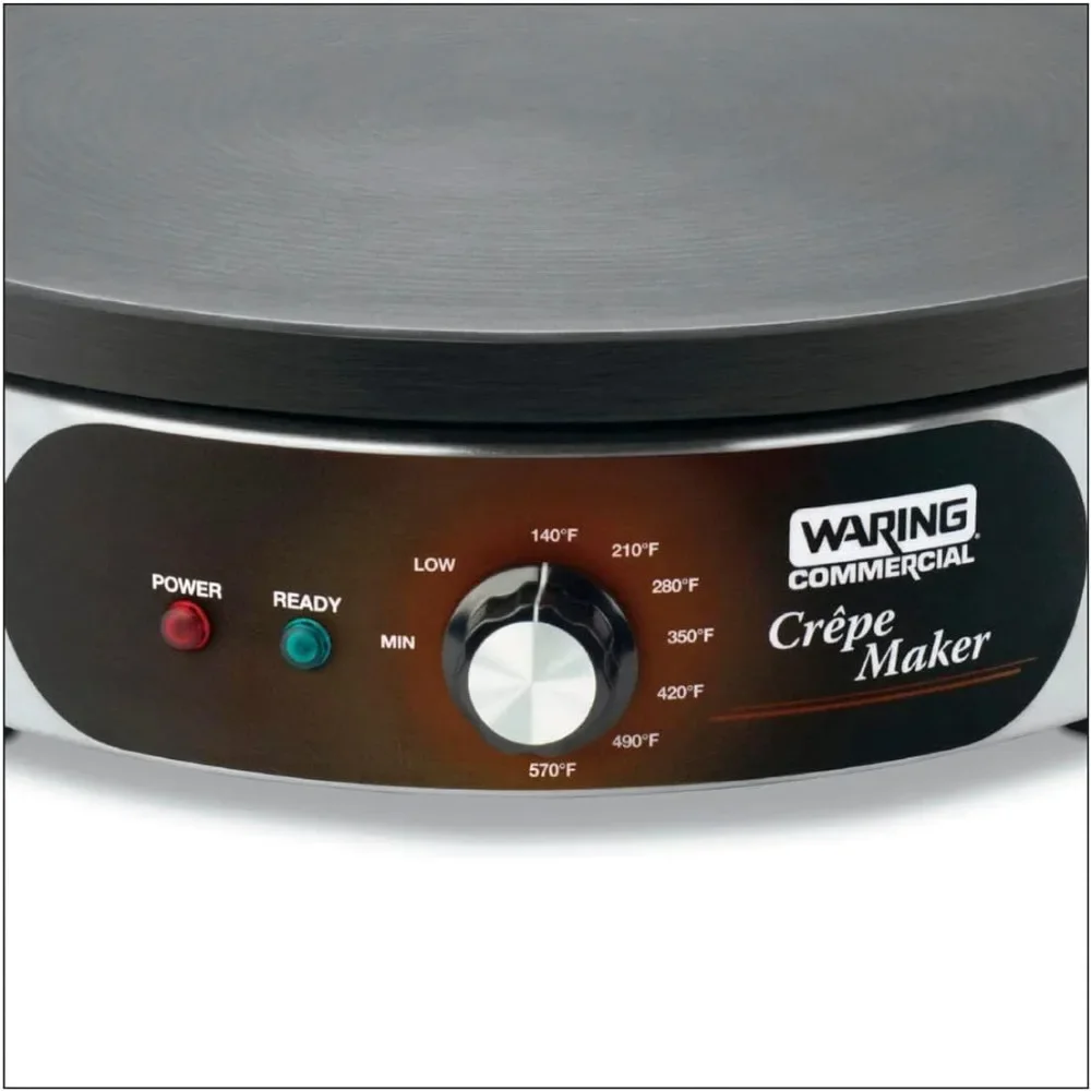 Waring-WSC165BX crepé Maker, 208V, acero inoxidable, plateado