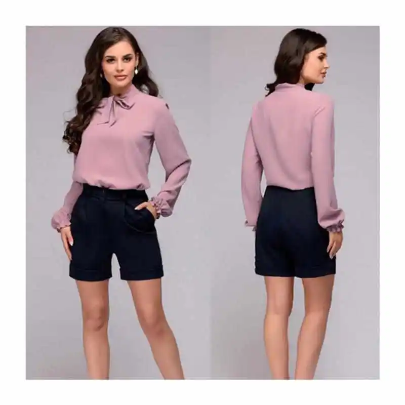 

Женский воротник со шнуровкой и лентой, осенняя стойка, свободный крой, длинный све, хлопок, повседневная внутренняя одежда, полная длина, универсальный дизайн