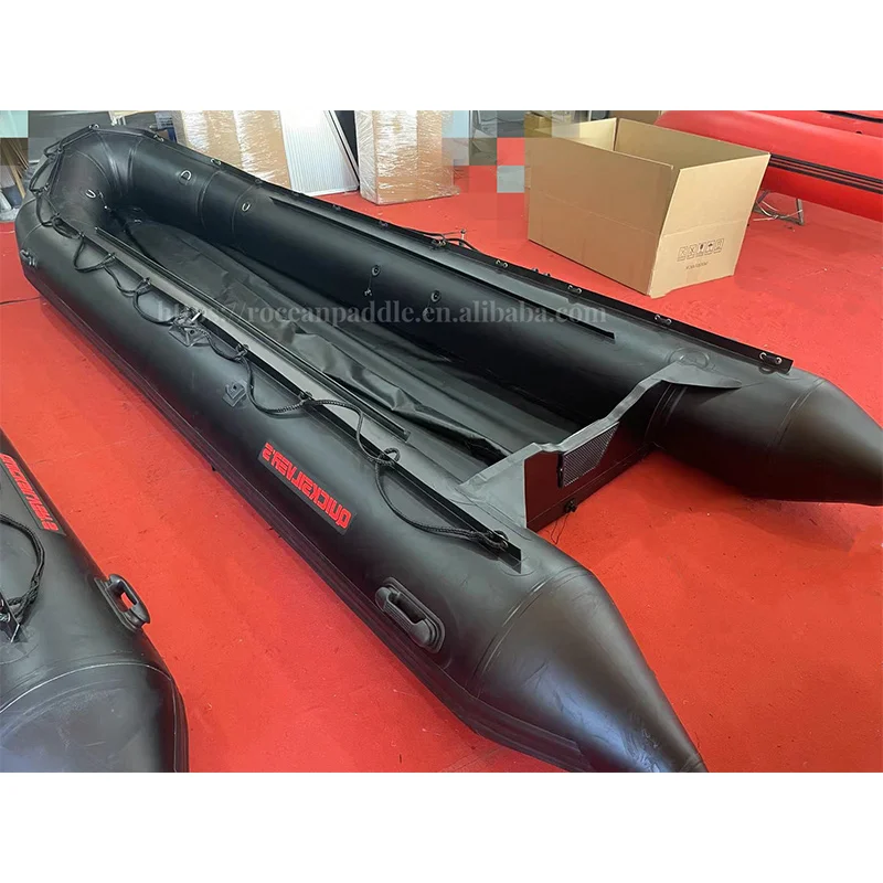 

5 м 5,5 м 6 м портативная сверхмощная надувная лодка для океанской воды, надувная лодка-плот, надувная рыбацкая лодка с алюминиевым полом