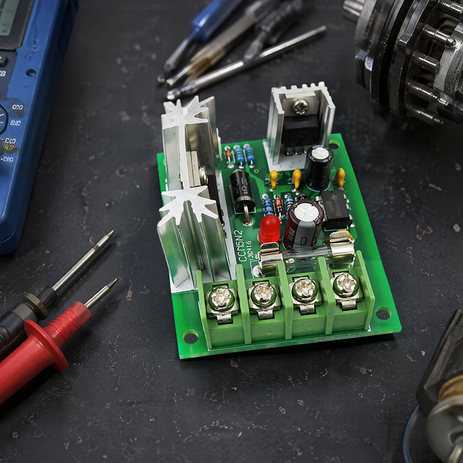 120W 5A Mini Switch Controller with Fuse 5A Current Regulator 12V24V30V High Power Drive Module Control Electric Drive Moter