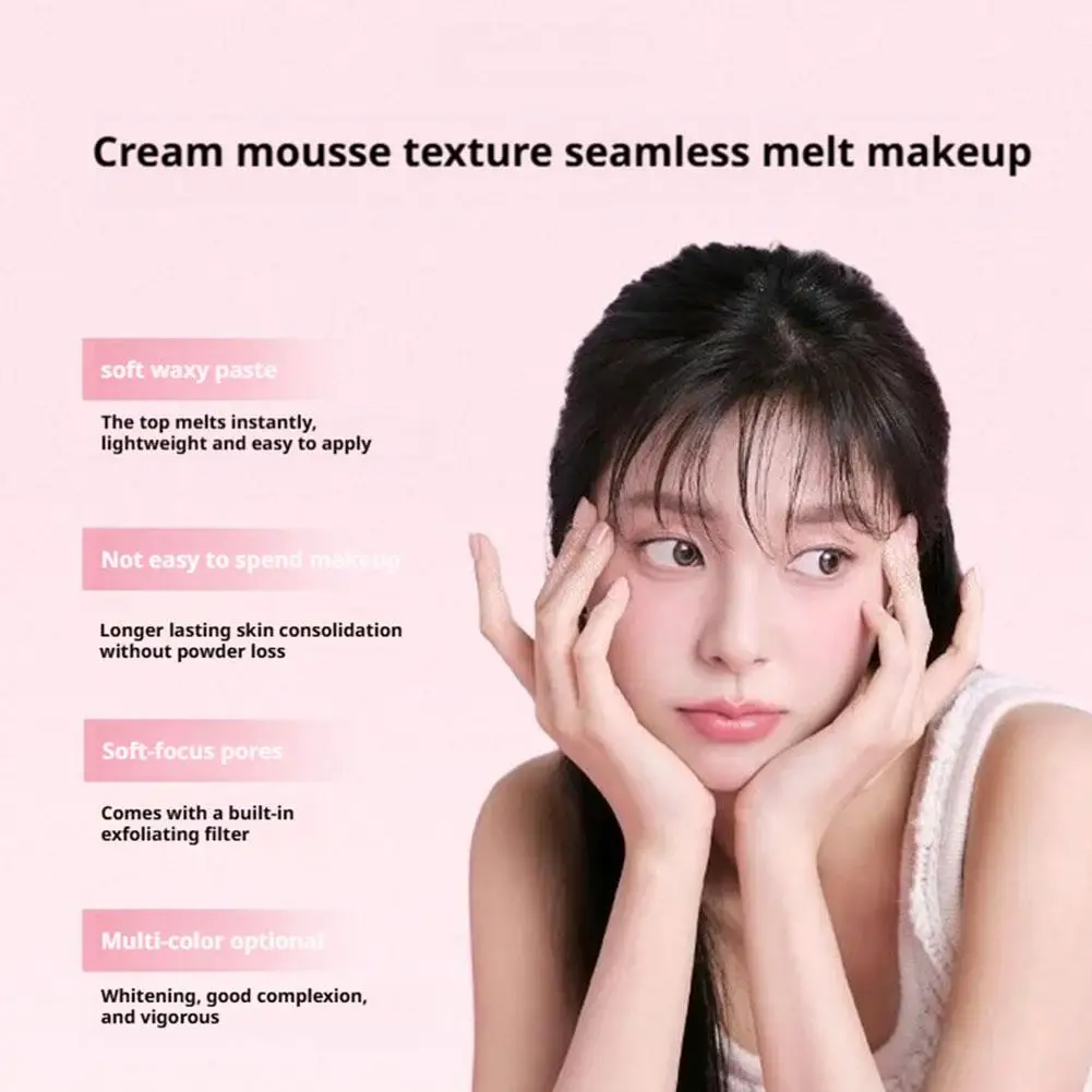 BBIA Koreanische monochrome Rouge-Creme, natürliches, langanhaltendes, mattes Gesichtsrouge, Downy Pink Peach Fig Lavendel, dauerhaftes Gesichts-Make-up