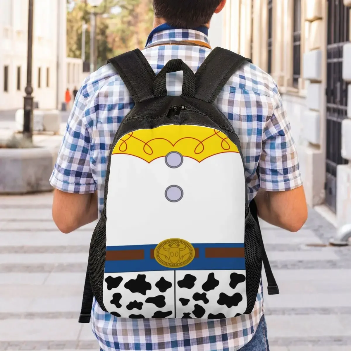 Custom Anime Toy Colour Backpack for Men Women Water Resistant School College Cartoon Movie Bag Printing Bookbag