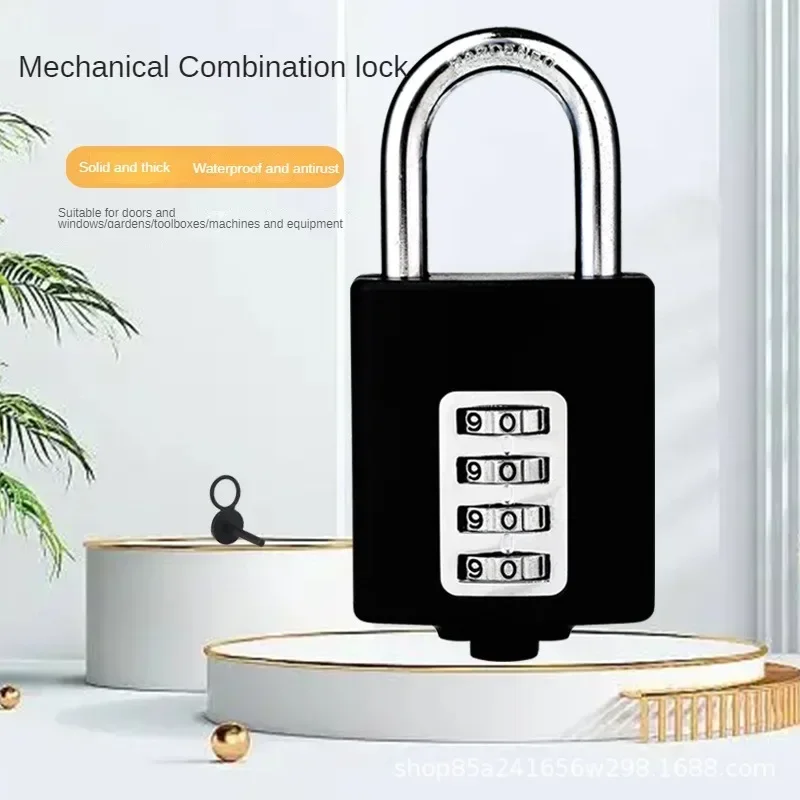 

Password Padlock Outdoor Waterproof, Antirust And Anti-theft Lock Locker Gym Home Gate Courtyard Large Lock.