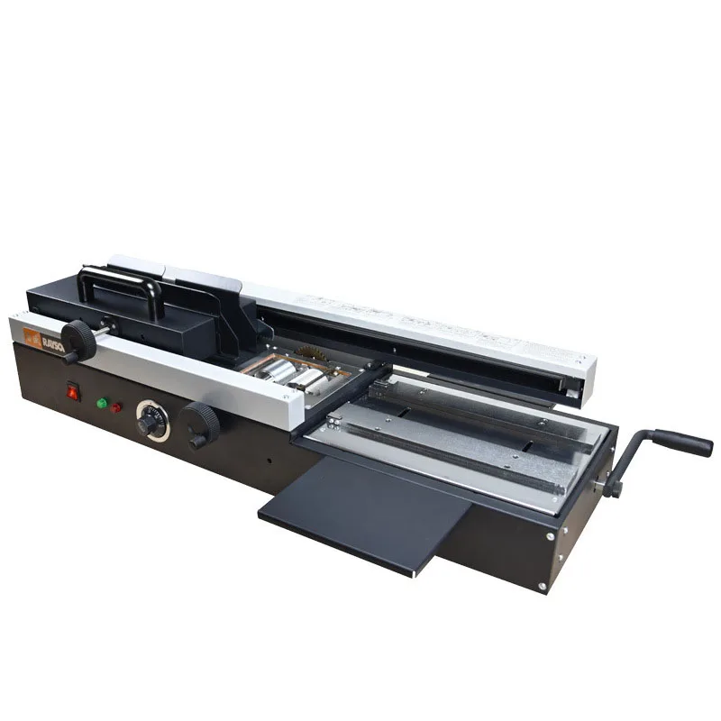 40a Desktop A4 Size Manual Hot Melt Glue Book Binding Machines Electric Power Manual Glue Binder