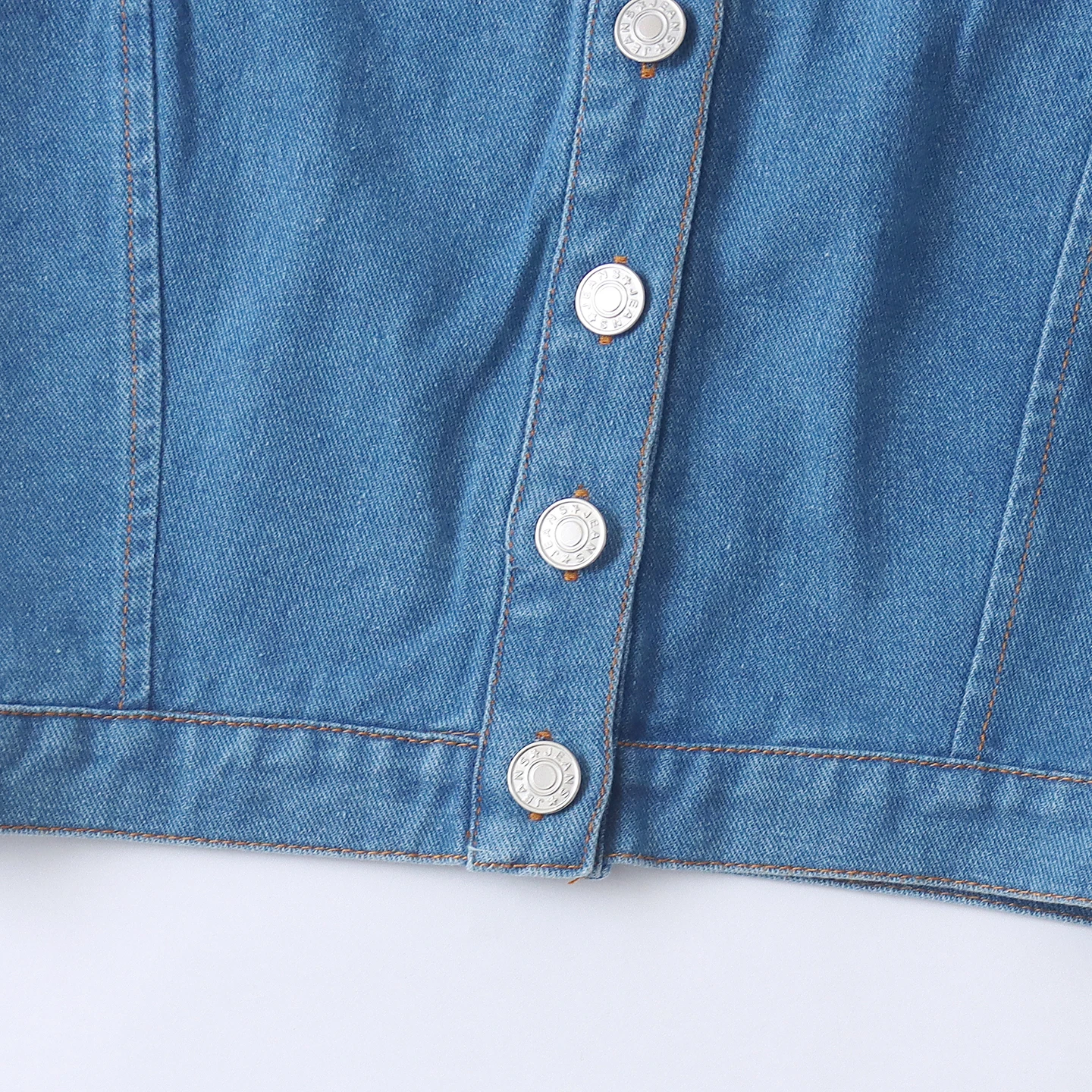 Verstellbare Single-Bule Crop-Top Denim Strapl Damen Weste Sommer New Sle Empire Wave Ort Länge Farbe