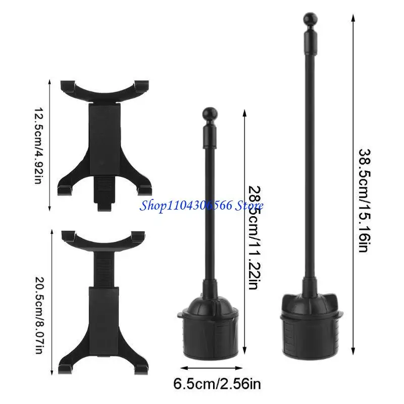 02DD Universal Car Cup Phone Holder Tablet Stand Polhone celular Drinkk Bottle para Mount Support Smartphone Mobile Phon