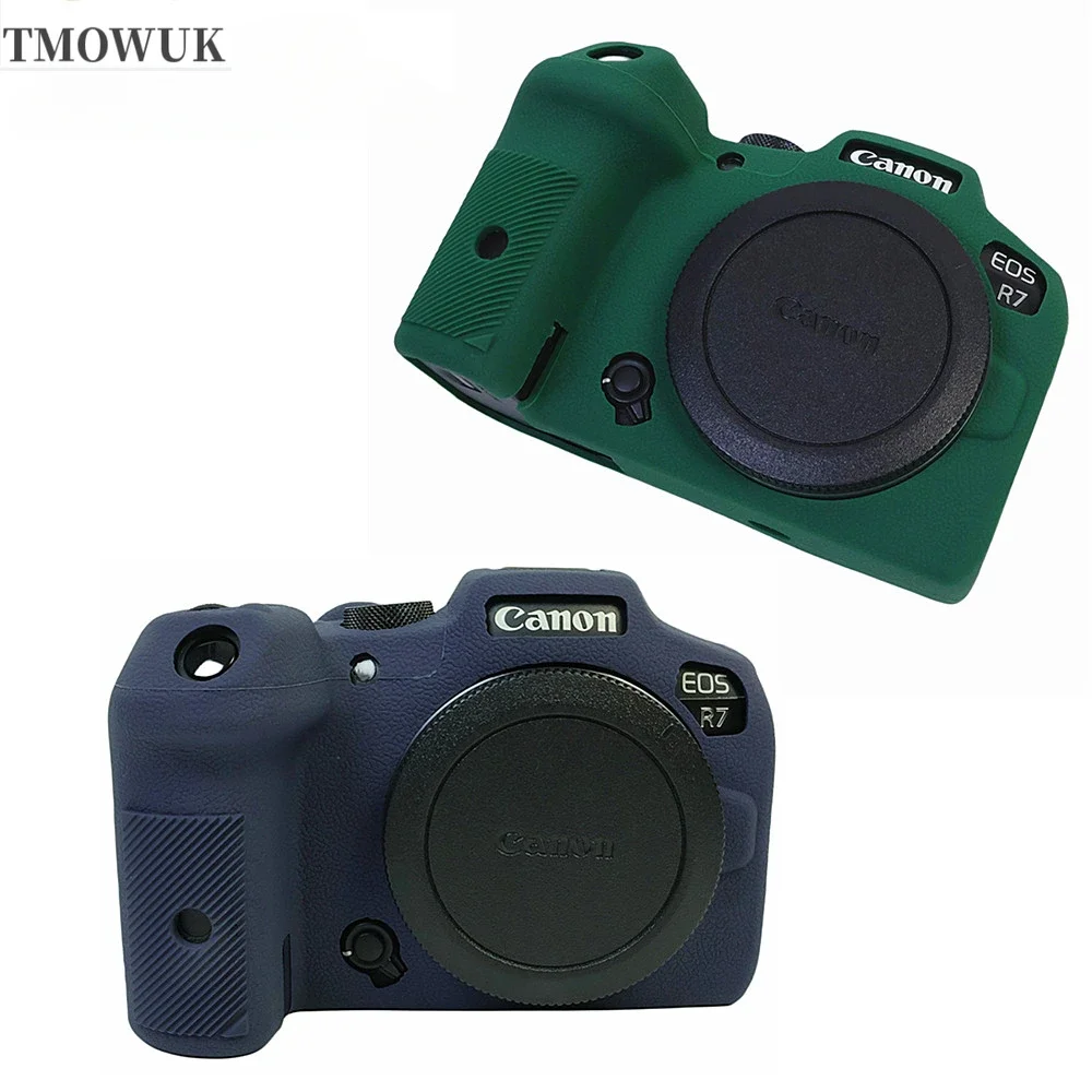 

Silicone Armor Skin Case For Canon EOS R7 Protective Body Cover Protector Camera Bag Anti-skid Texture Design