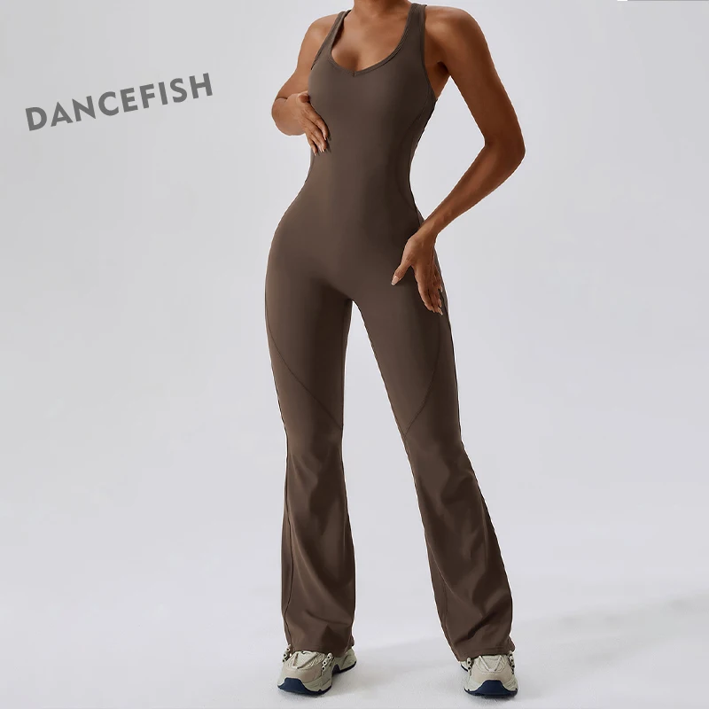 

Женский быстросохнущий облегающий комбинезон для йоги, танцев, спорта и фитнеса, с эффектом подтяжки бедер и утяжки живота, модель Micro-Lara