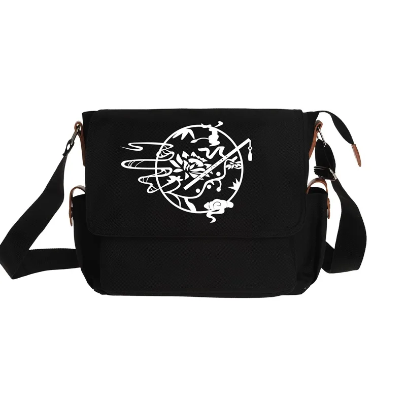 29×24×9cm Black Beige, Grandmaster of Demonic Cultivation, Mo dao zu shi, Anime, student Gifts, Shoulder Bags, Girls Boys Unisex