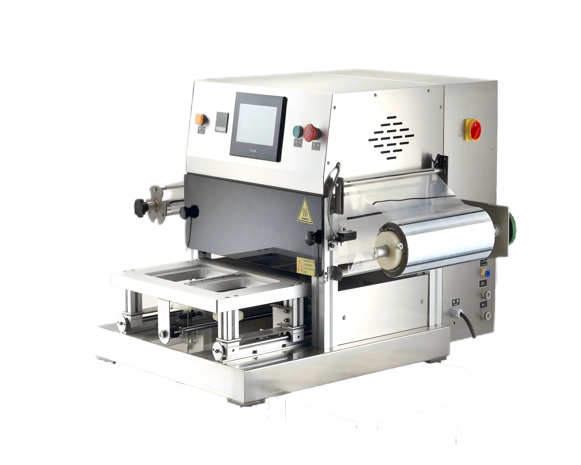 Pneumatic Fastfood Tray Lunch Box Sealer Machine Automatic Tray Sealing Machine Price Automatic Tray Sealer