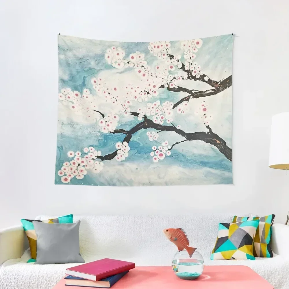 

Blossoms, by Christine Walter Tapestry Decorative Paintings Room Decor Korean Style Living Room Decoration Tapestry