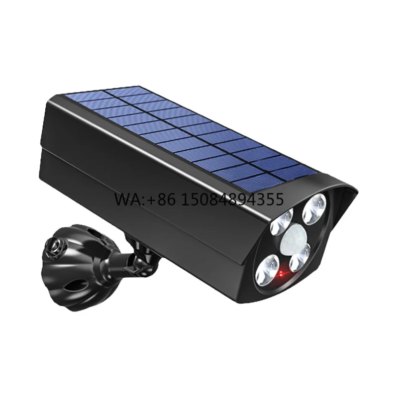 Au Silver Modern Outdoor LED Security Light IP65 Solar Wall Mount E27 Motion Sensor Street Lamp Light  for Patio Garden