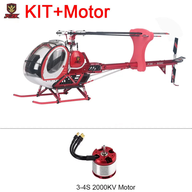 KIT de helicóptero RC con escala Schweizer JCZK 300C PRO 470L DFC 6CH