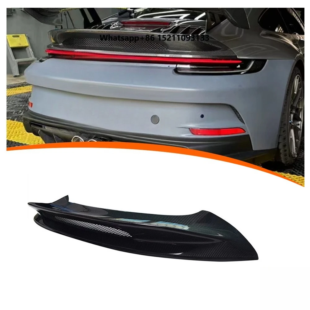 Car Accessories Single Replacement Tail Wing Kit 911 GT3 Style Carbon Fiber Spoiler Rear Wing fo911 992 2020-