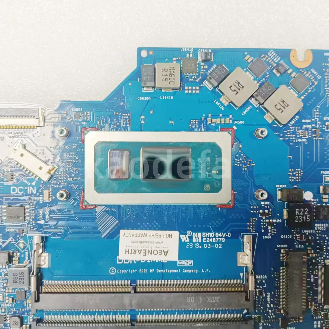 6050A3354201-MB-A01 Voor HP 240 G9/14CF 650 G4 Laptop Moederbord CPU: i7-1255U SRLFP DDR4 100% Test OK