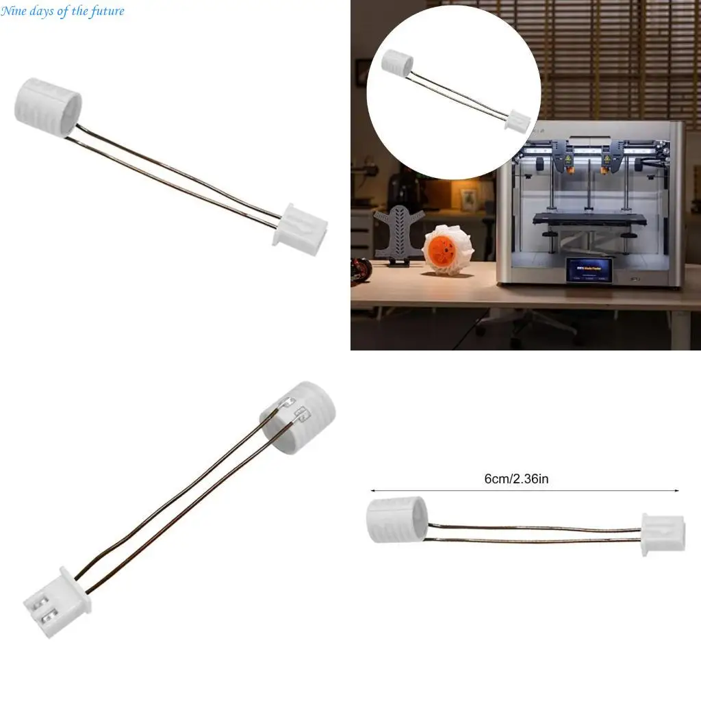 Professional Ceramic Heater Heating Tube for K1 Print Head Nozzles Precise Printing Accessory E65A