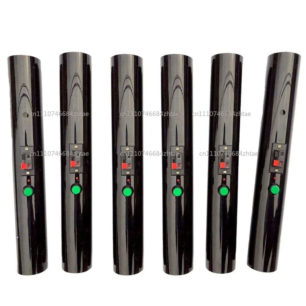 6er-Set Handgehaltener Pyro-Shooter: Pyrotechnisches Kaltfunkensystem für Hochzeiten, Brautüberraschungen, kreative Feuerwerks-Zauberstäbe, Party-Deko