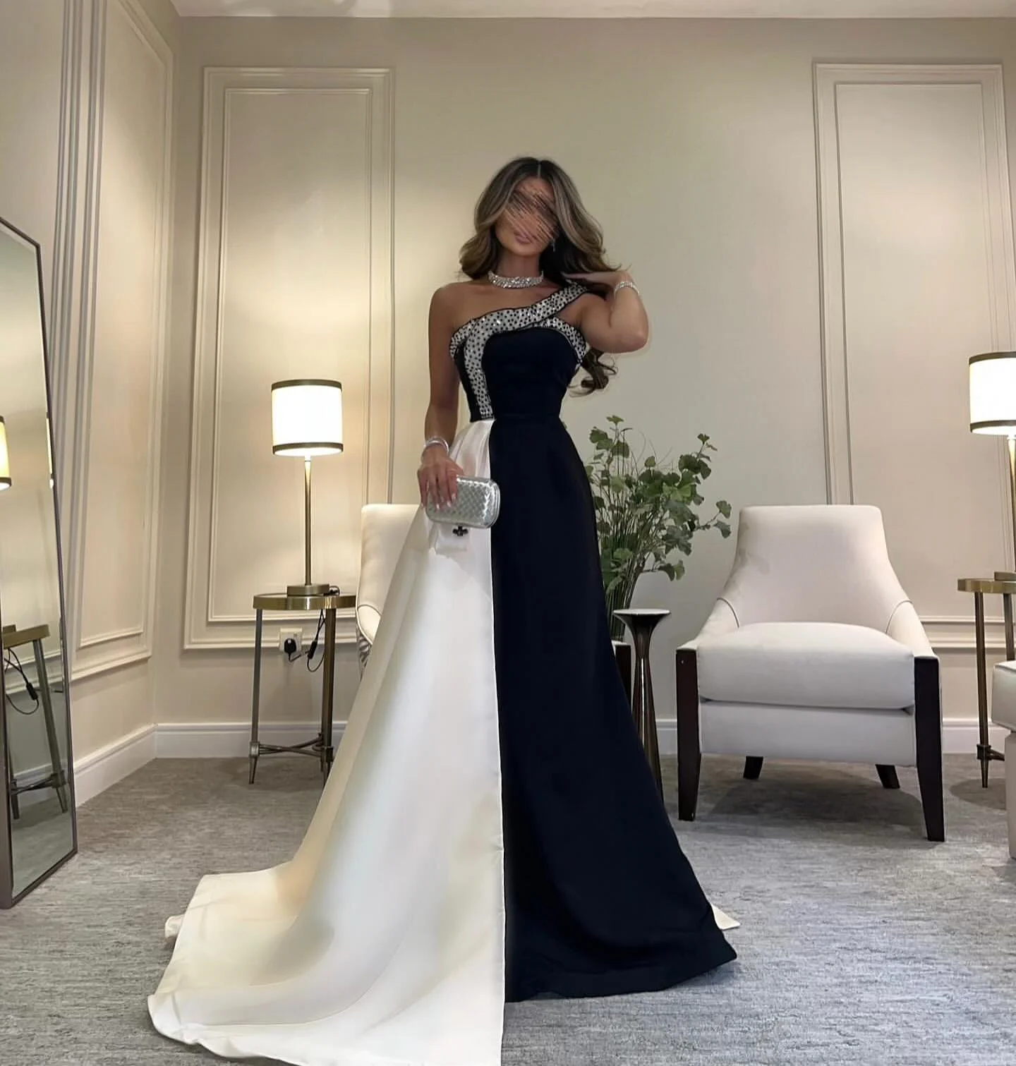 

Gorgeous Beading Evening Dresses A Line Montage Color Sequin Prom Gowns for Women Customized Empire Formal Party Wear