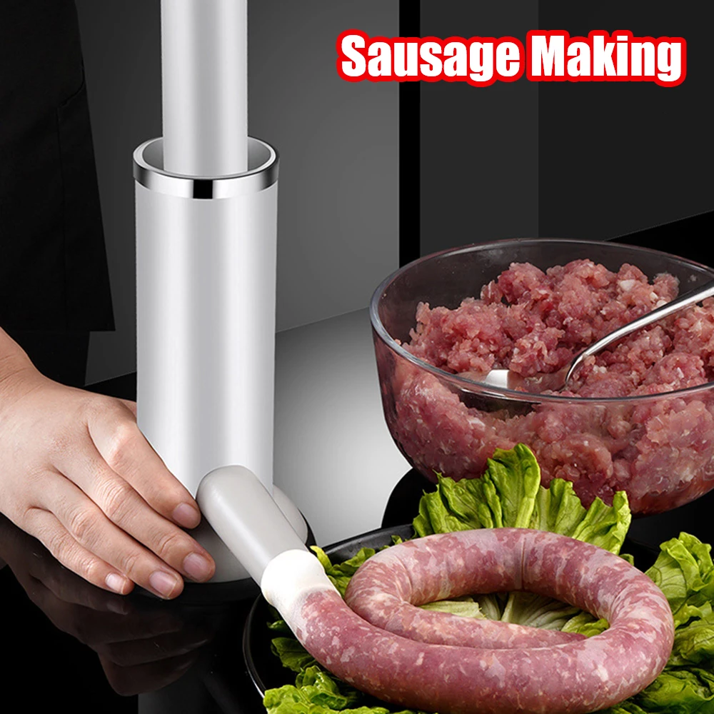 Sausage Syringe Homemade Sausage Tool Manual Sausage Stuffing Machine Sausage Meatball Fillerย Injector Tools Meatball Maker