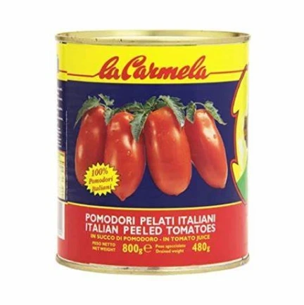 Pomidory Tomates Entieres Pelees 2550g - La Carmela