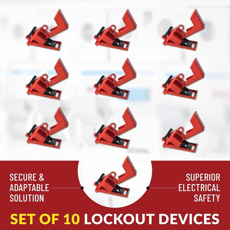 Блокировка интеллектуального выключателя для электрического однополюсного выключателя с зажимом 120-277 В, комплект для блокировки настройки, станции для заправки устройств