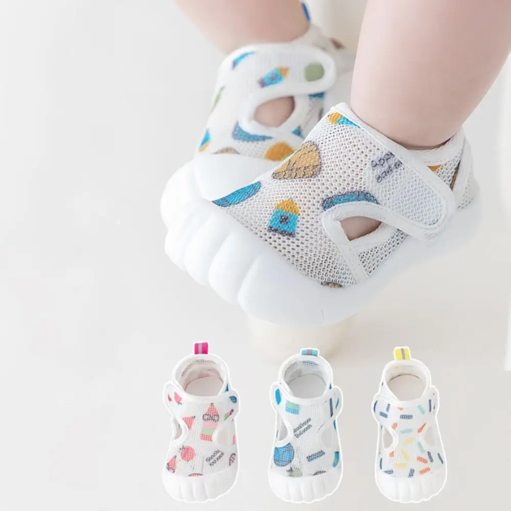 أحذية كاجوال صنادل أطفال قابلة للتنفس نعل ناعم من شبكة هوائية صنادل أطفال مريحة ومرنة أحذية للرضع ملابس غير رسمية