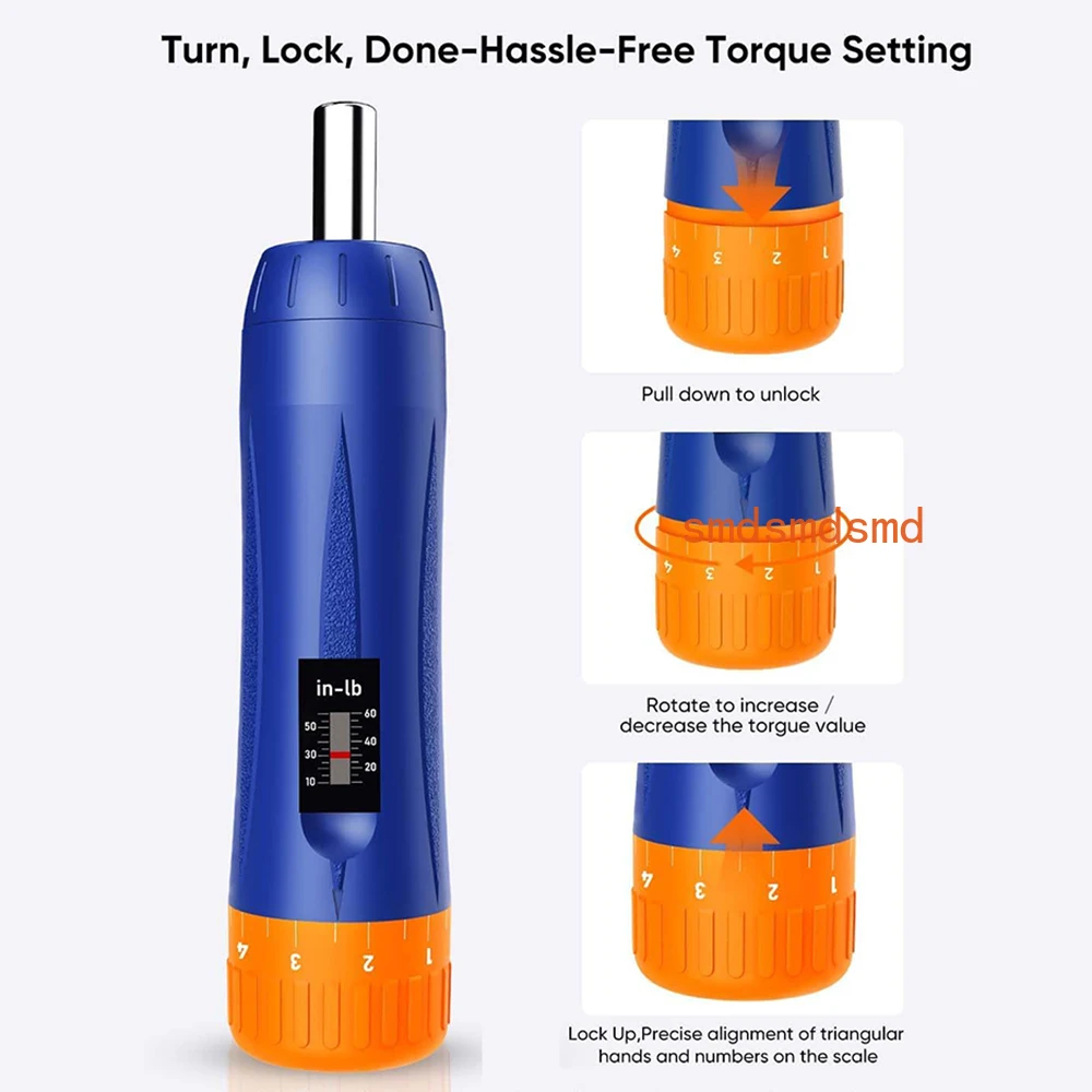 Adjustable Torque Screwdriver 1/4