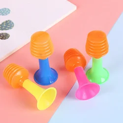 Cartoon Plastic Air Pressure Small Horn Toy for Kids, Birthday Party Favors for Boys and Girls, Pinata Fillers, Prizes , 12Pcs